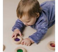 Hochet sensoriel Calm Donut violette