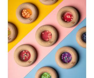 Hochet sensoriel Sensory Donut fraises