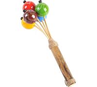 Hochet Shaker Maracas Musique Bois Rythme Son Instrument Percussion Rotin Hochet pour enfants, Variante 1