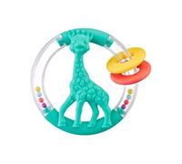 Sophie la Girafe Hochet Silhouette Sophie 2-en-1, anneaux colorés, billes sonores