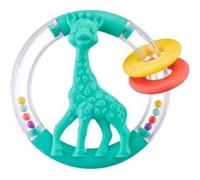 Hochet Silhouette 2en1 SOPHIE LA GIRAFE Silhouette Sophie Anneau colorés Billes sonor