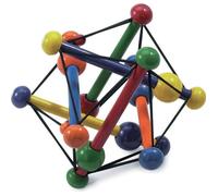 Hochet Skwish - Manhattan Toy - Skwish Classic - Bébé - Mixte - Bleu - Bois