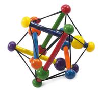 Hochet Skwish - Manhattan Toy - Skwish Classic - Bébé - Mixte - Bleu - Bois