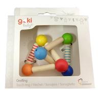 Hochet triangle arc-en-ciel