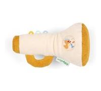 Hochet trompette Gaspard le canard Orange