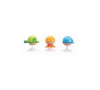HaPe Jouet en bois Hochets Animaux marins à ventouse – 3 jeux d'éveil (baleine, pieuvre, tortue)