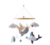 Hochets De Cloche De Lit Pour Bébé,Jouet De Dessin,Teddy Velvet Rabbit Bear Butter,Cpull Mobile Hanger,Cadeaux Pour Enfants - Type Whale-01