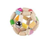 Hochets de la marque GOKI. Modèle Hochet élastique boule, rayé