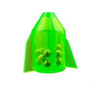 Hochets de ligne de pêche boostez votre capture avec des hochets en ligne qui imitent les poissons-appâts blessés (trompette verte)