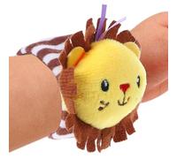 Hochets de poignet pour bébé, hochets de poignet pour animaux - doux de pieds de bébé d'animal de bande dessinée - Jouet drôle de hochets de pied, hochet éducatif de Bracelet de main de bras de
