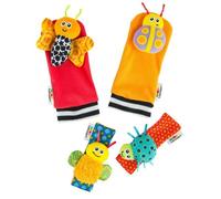 Hochets pour poignets et pieds - TOMY/LAMAZE - Jaune - Dès la naissance - Rubans et grelots