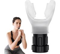 Hochexin Appareil d'entraînement respiratoire pour la capacité pulmonaire, exercices de respiration avec résistances réglables pour augmenter l'endurance respiratoire, sport