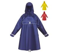 HOCK Premium Poncho E-Bike - Poncho de pluie avec manches pour vélo et E-Bike (FR/ES, Alpha/lettres, L, Taille normale, Taille normale, Jaune)