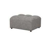 Hocker 100x70 cm Tissu Tissé Marron Mélangé Allure