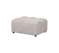 Hocker 48x100 cm Tissu Tissé Naturel ALLURE