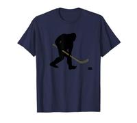 Hockey Bigfoot Tenant Une Crosse de Hockey T-Shirt