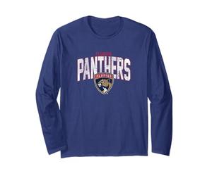 Hockey de la LNH avec Logo Vintage des Panthers de la Floride Manche Longue