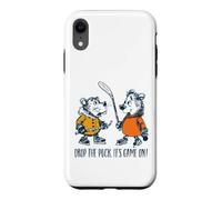 Hockey Drop The Puck, C'est Parti! Coque pour iPhone XR