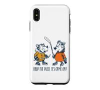 Hockey Drop The Puck, C'est Parti! Coque pour iPhone XS Max