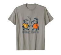 Hockey Drop The Puck, C'est Parti! T-Shirt