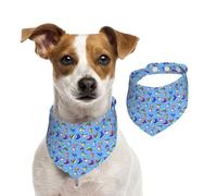 Hockey Elements Creative Motif Imprimé Pet Coton Écharpe Double Face Doux Élégant Vêtement Hiver Pour Chiens Chats Animaux Accessoire