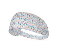 Hockey Elements Creative Motif Imprimé Ultra-Doux Bandeau Élastique Sport Respirant Bandeau Sport Running Headwear pour Gym Randonnée