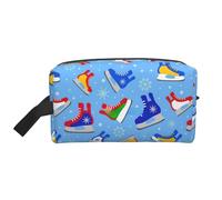 Hockey Elements Creative Pattern Print Grande capacité Voyage Toilettage Sac de rangement Portable Maquillage Sac de Rangement quotidien