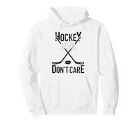 Hockey Hair Don't Care Funny Season Player Filles Garçons Sweat à Capuche