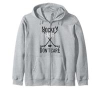 Hockey Hair Don't Care Funny Season Player Filles Garçons Sweat à Capuche