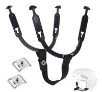 Hockey Helmet Chin Strap, Detachable Replacement Part, 12 inches Adjustable Strap with Secure Buckle, Nylon Material with Comfortable Padding, Sports Gear Accessory for Football Softball Baseball