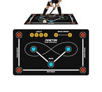 Hockey Mat - Non -Slip Footwork Dribbling Pad, Training Mats Hockey Practice Equipment For Indoor Outdoor Enthusiasts Professionals Beginners Athletes