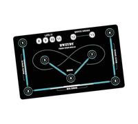 Hockey Mat | Non-Slip Stickhandling Pad | Hockey Training Aids | Board Passer Ice Simulator Practice Flooring Passing Tiles Synthetic Passings Puck Rebounder For Outdoor
