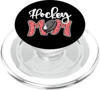 Hockey Mom, Leopard Ice Hockey Mama, Mothers Day Hockey Mom PopSockets PopGrip pour MagSafe