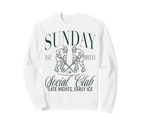 Hockey sur Glace du Sunday Club, Tard Le Soir et tôt Sweatshirt