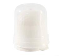 Hockey sur glace en silicone pour le retrait de la glace domestique avec démoulage en une seule pièce et design de grande capacité, fusion lente pour garder les boissons froides sans arroser (blanc)