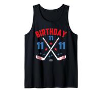 Hockey sur glace onze anniversaire garçon 11ème fête garçon âge 11 ans Débardeur