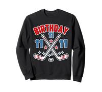 Hockey sur glace onze anniversaire garçon 11ème fête garçon âge 11 ans Sweatshirt