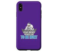 Hockey sur Glace Parce Que J'aime être blessé Coque pour iPhone XS Max