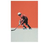 Hockey sur Glace Puzzle Adulte 1000 Pièces Artisanat Cadeau Famille Puzzles Classique 3D Puzzle Jouet en Bois Cadeau Unique Décoration Intérieure (78×53cm)