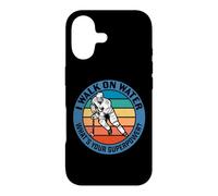Hockey sur Glace rétro et Amusant I Walk on Water Whats Your Superpower Coque pour iPhone 17
