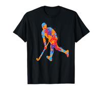 Hockey sur Terrain coloré Joueur de Hockey Enfant garçon T-Shirt