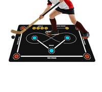 Hockey Training Mat - Stickhandling Pad, Non Slip Practice | Quiet Shock Absorbing Dribbling Board, Durable Synthetic Ice Training Equipment With Water Absorb Fast Dry Design For Skill Speed