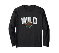 Hockey Wild Vintage de la LNH du Minnesota Manche Longue