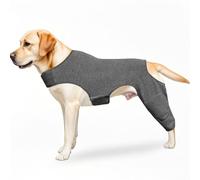 Hoclauho Combinaison de protection pour chien après chirurgie avec protection contre les fuites - Alternative au col E - Protection des plaies chirurgicales - Aide à la récupération - Idéale pour les