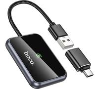 Hoco Adaptateur CarPlay sans fil USB-A/C Plug & Play noir