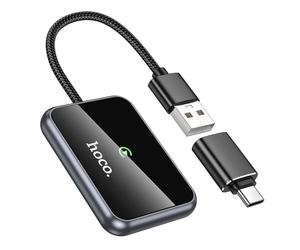 HOCO Adaptateur Carplay sans fil USB A/USB C HU1 noir