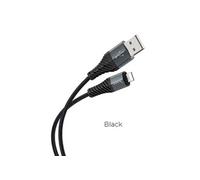 hoco câble cool pour iphone 8 broches x38 lightning 1 metre noir