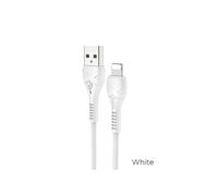 hoco câble cool power va avec pour iphone lightning 8-pin x37 1 m blanc