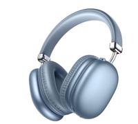 hoco. Casque supra-auriculaire sans fil avec suppression du bruit, 90 heures de lecture et Bluetooth 5.3 Hi-Fi, léger, charge rapide, voyage/travail/téléphone (bleu)