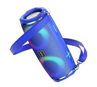 Hoco - Enceinte sans fil Sports (HC12) - Bluetooth 5.0, bandoulière, 10W - Bleu